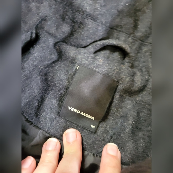 Vero Moda shawl collar pea coat - Picture 7 of 13